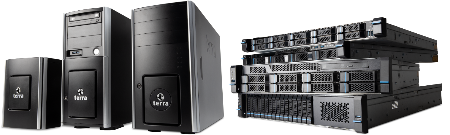 Terra Server mit Service vom aux Systemhaus